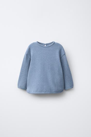 T-SHIRT SOFT TOUCH - Bleu clair de Zara