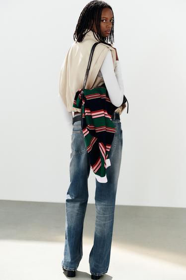 GILET À PLIS ET BOUTONS - Beige de Zara - Image 5