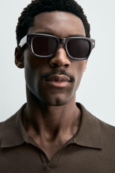 REGULAR FIT KNIT POLO SHIRT - Olive green by Zara - Image 4