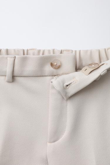 PANTALON DE COSTUME CONFORT - Écru moyen de Zara - Image 2