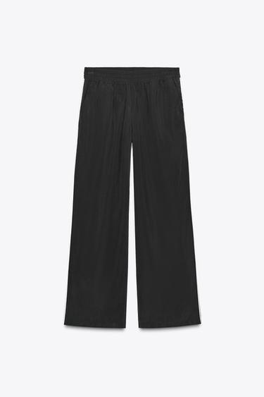 Zara SIDE STRIPE PANTS - Dark gray - Image 0