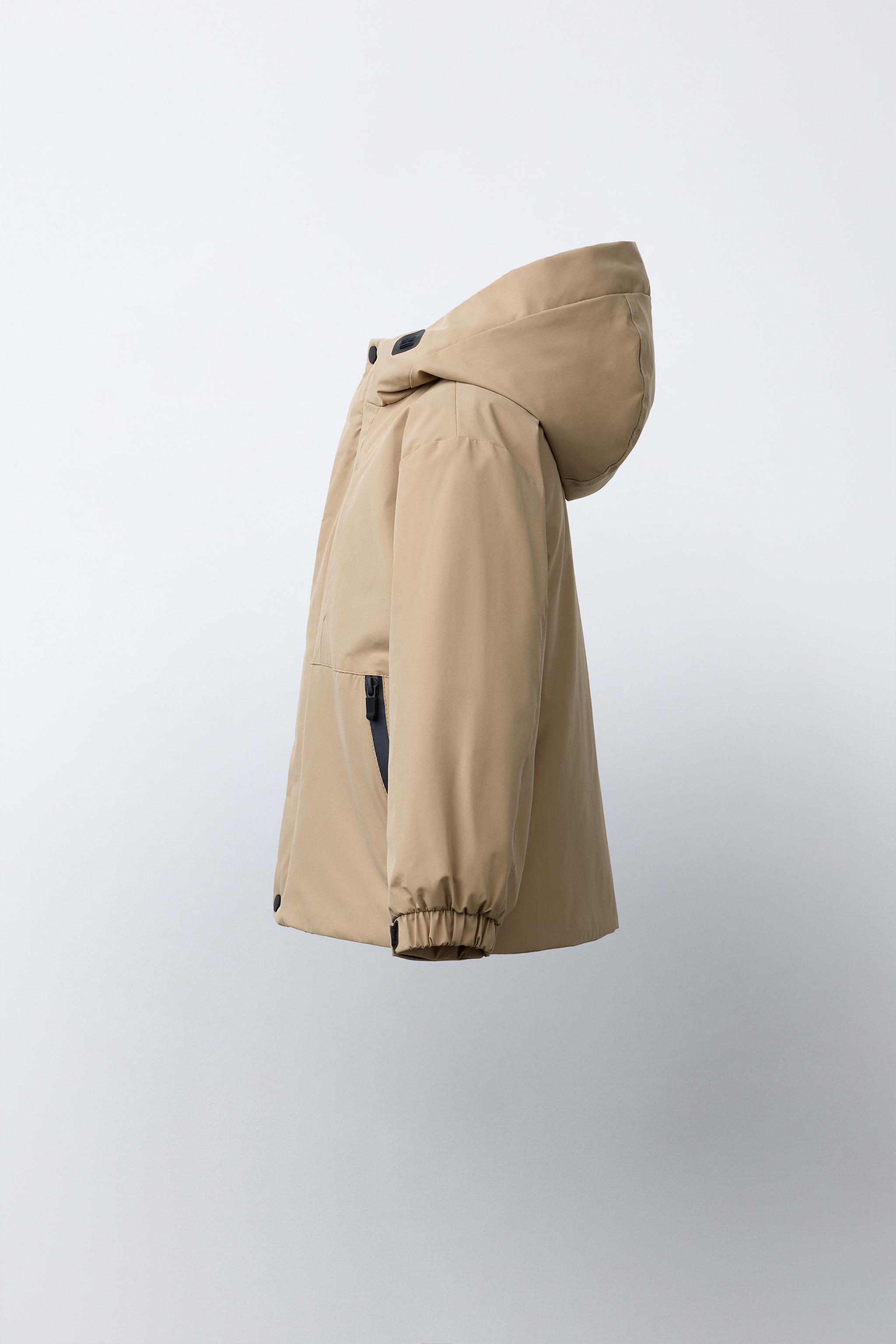 CONTRAST ZIP WATER REPELLENT PARKA