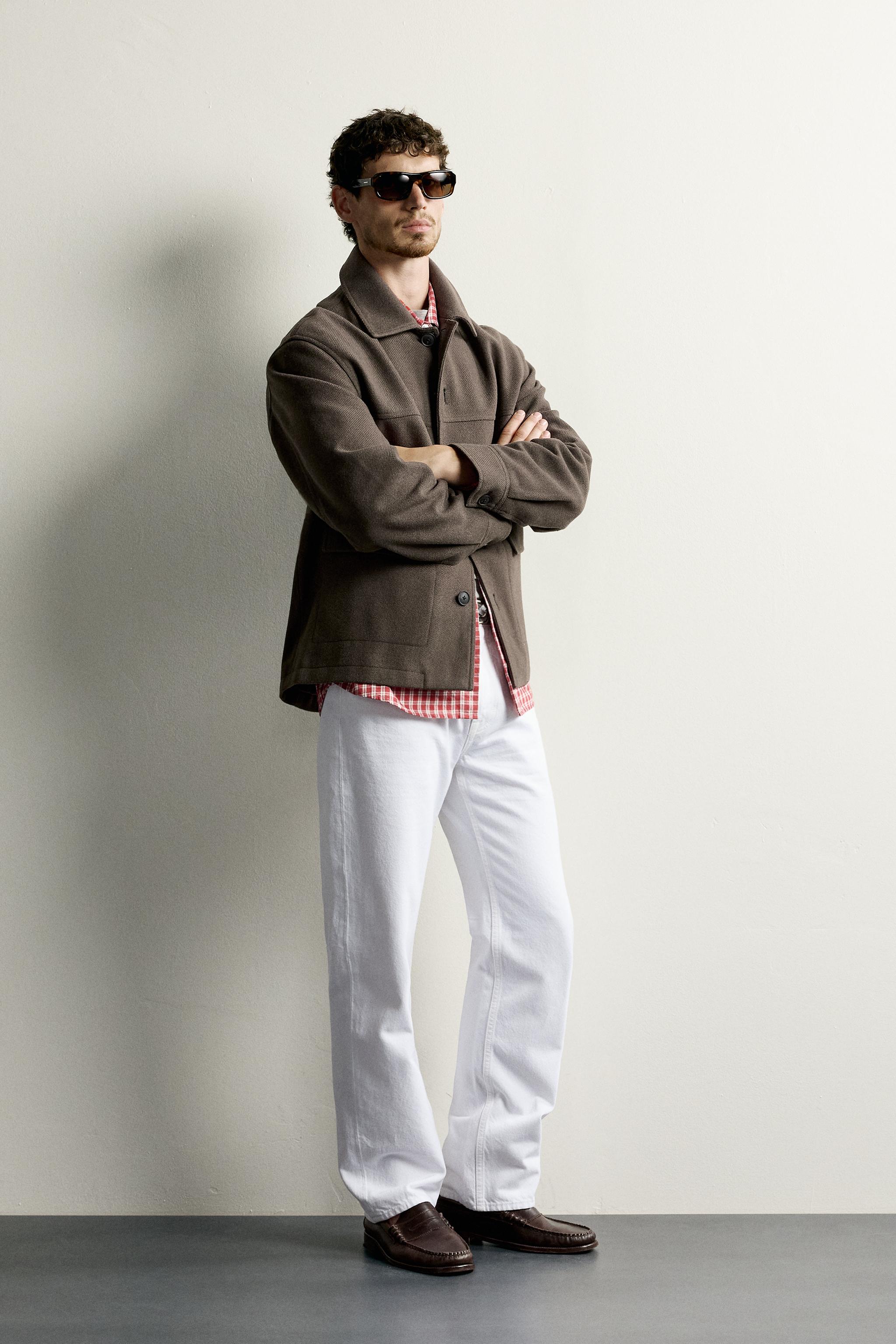 REGULAR FIT WOOL EFFECT PARKA