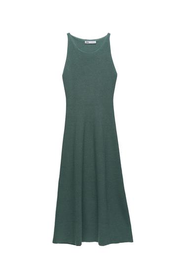 COTTON MIDI DRESS
