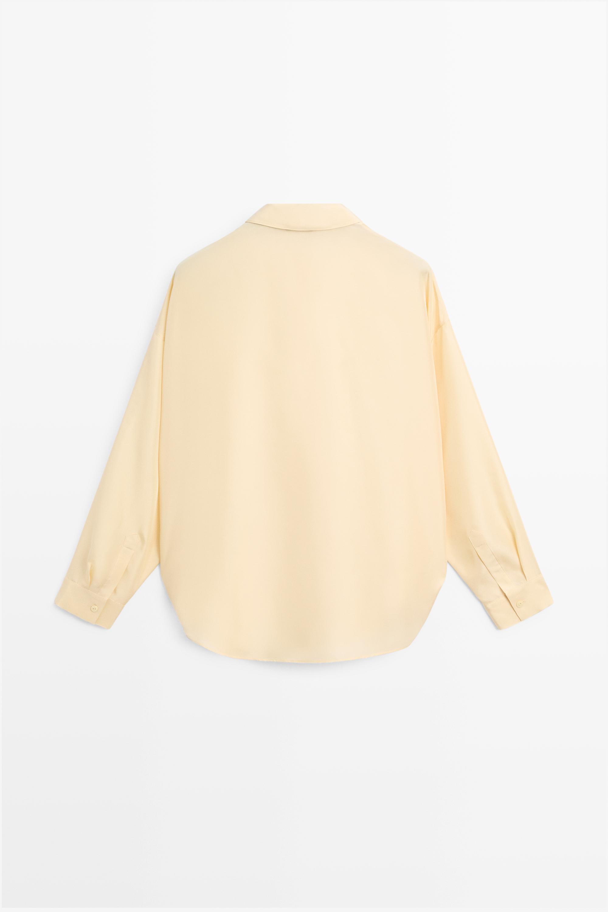 Flowing 100% silk shirt