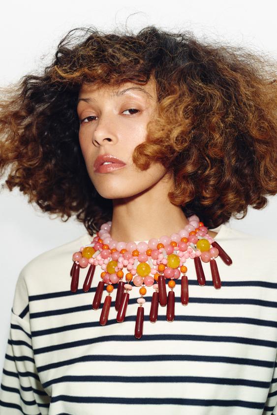 RESIN BALL NECKLACE from Zara - $49.90