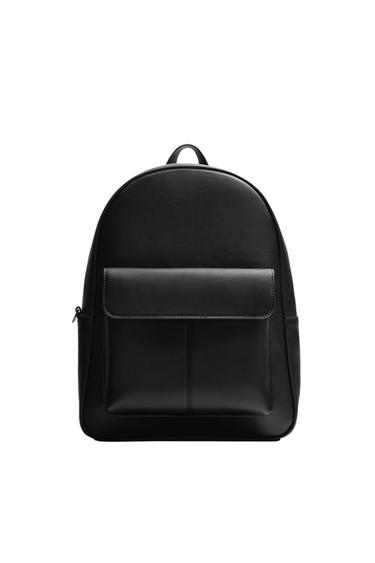 FLAP POCKET BACKPACK - Black by Zara