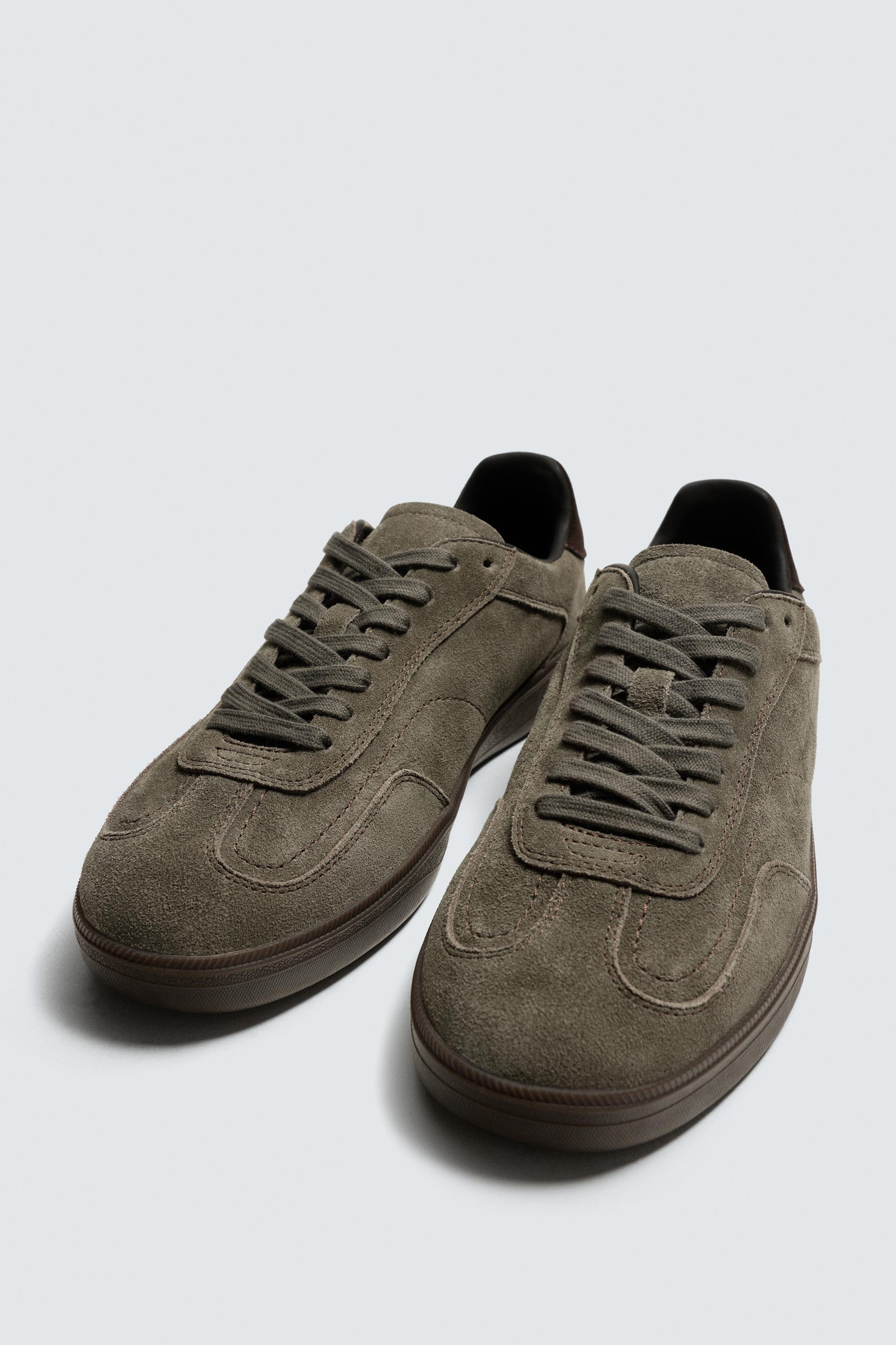 BASKETS EN CUIR