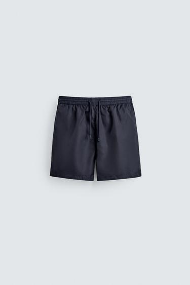 Zara AARON LEVINE X ZARA LONG SWIMSUIT - Navy blue