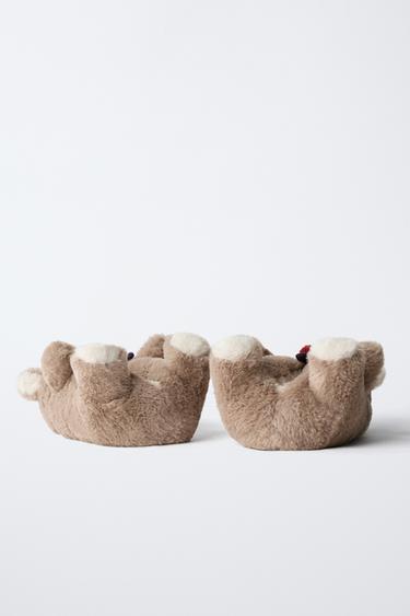 REINDEER SLIPPERS - Brown by Zara - Image 4