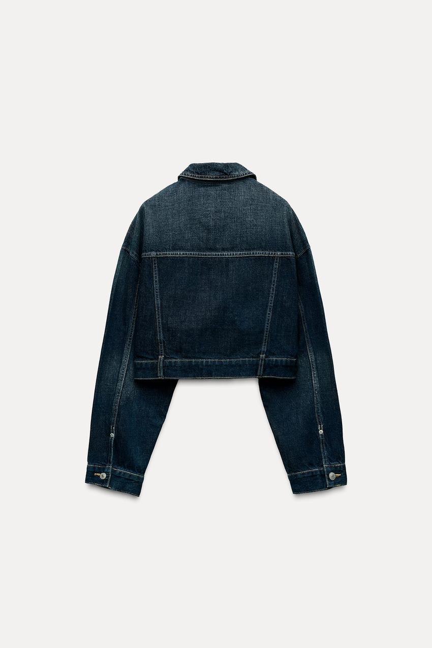 TRF ハート デニムジャケット - ネイビーブルー | ZARA Japan / 日本 