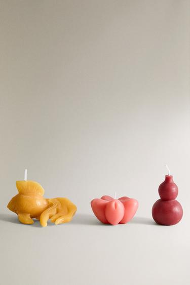 Zara SET OF FLEUR D'OSMANTHUS SCENTED CANDLES - 水晶色