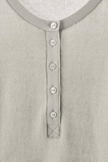 BODY EN MAILLE À BOUTONS - pierre de Zara - Image 6