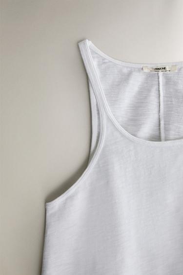 COTTON TOP - White by Zara - Image 2