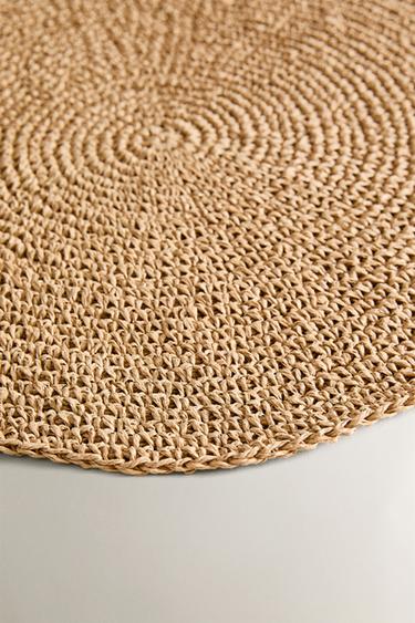 ROUND PAPER PLACEMAT - Brown by Zara - Image 2