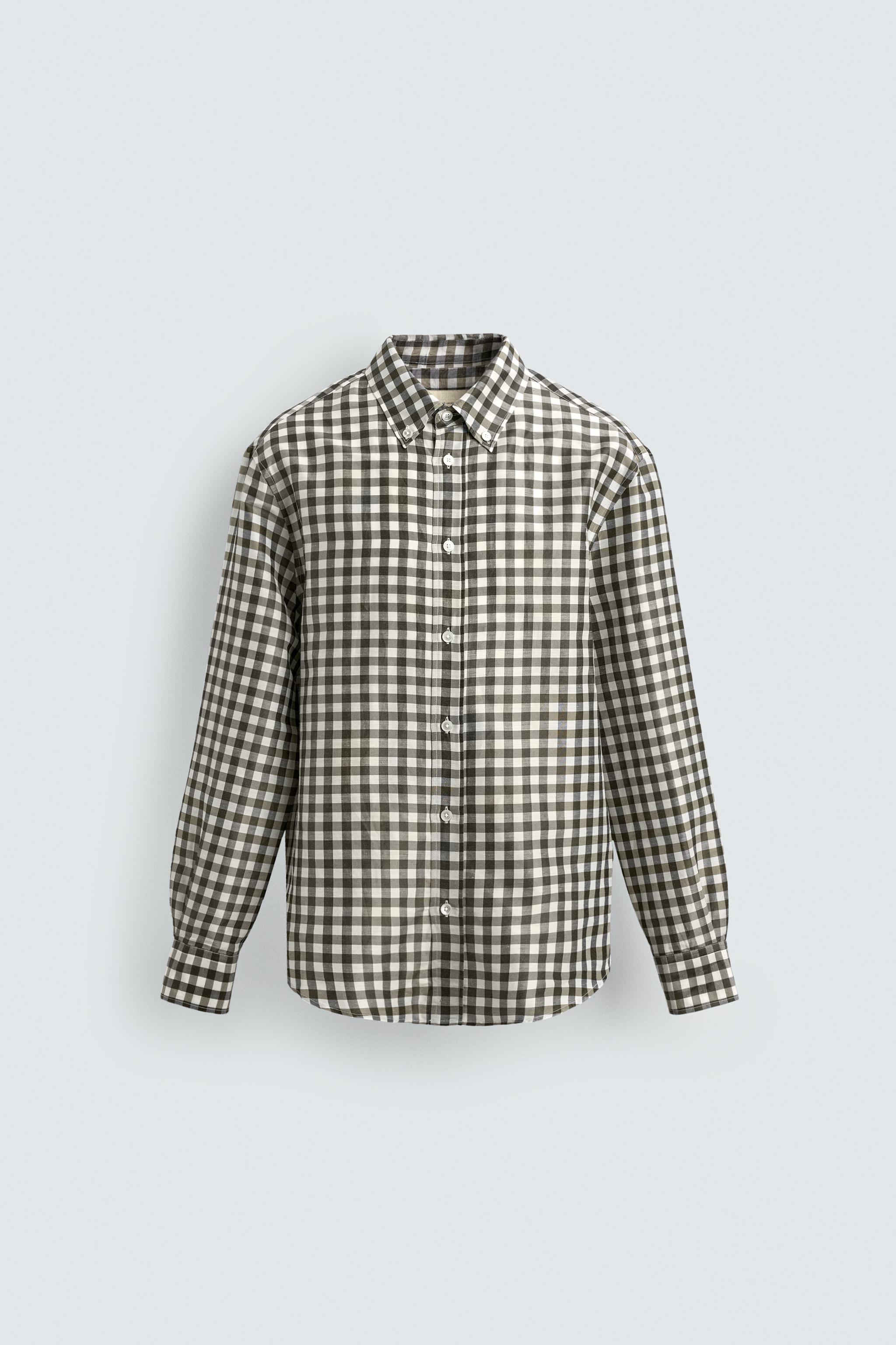 RAMIE - SILK PLAID SHIRT