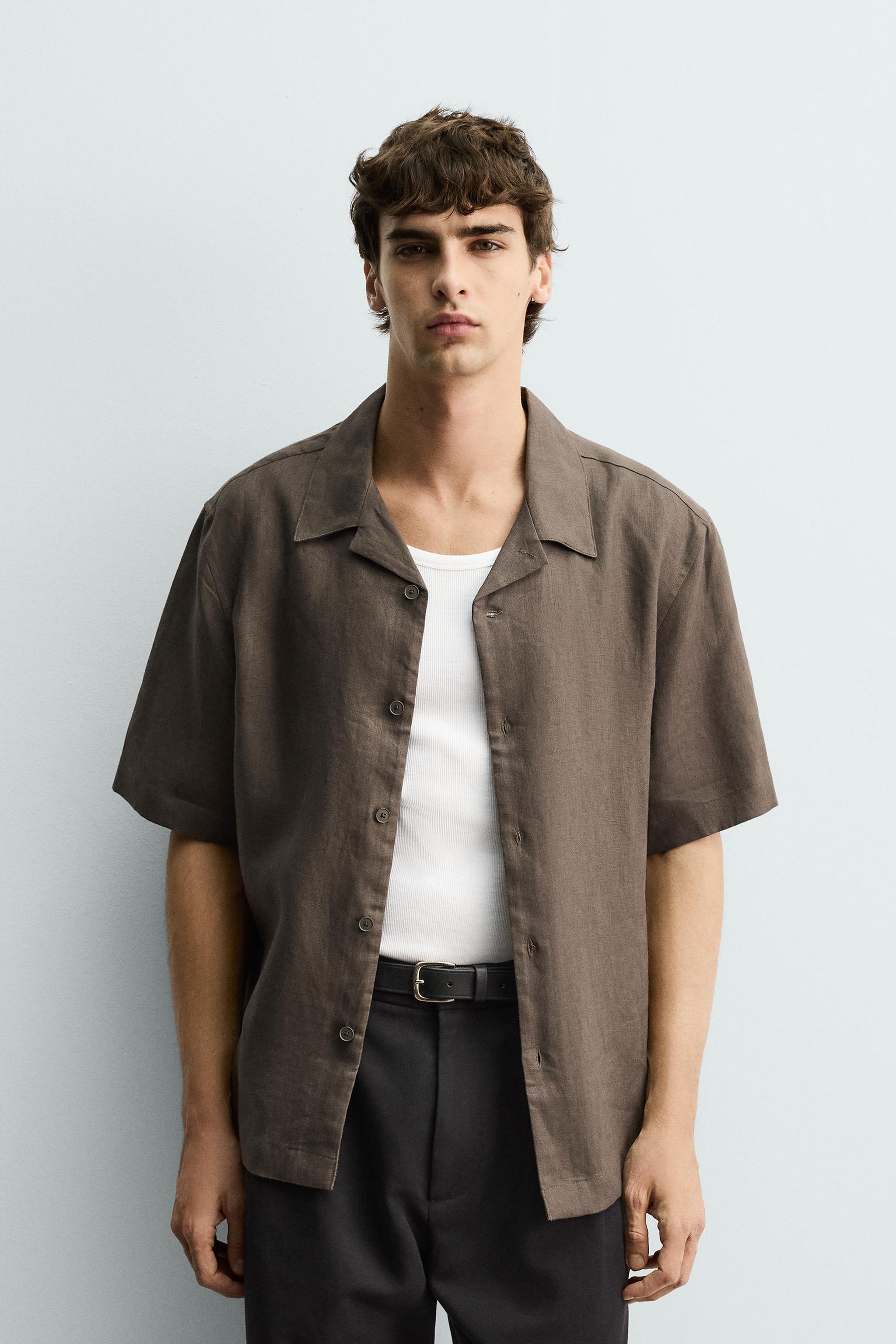 100% LINEN RELAXED FIT SHIRT