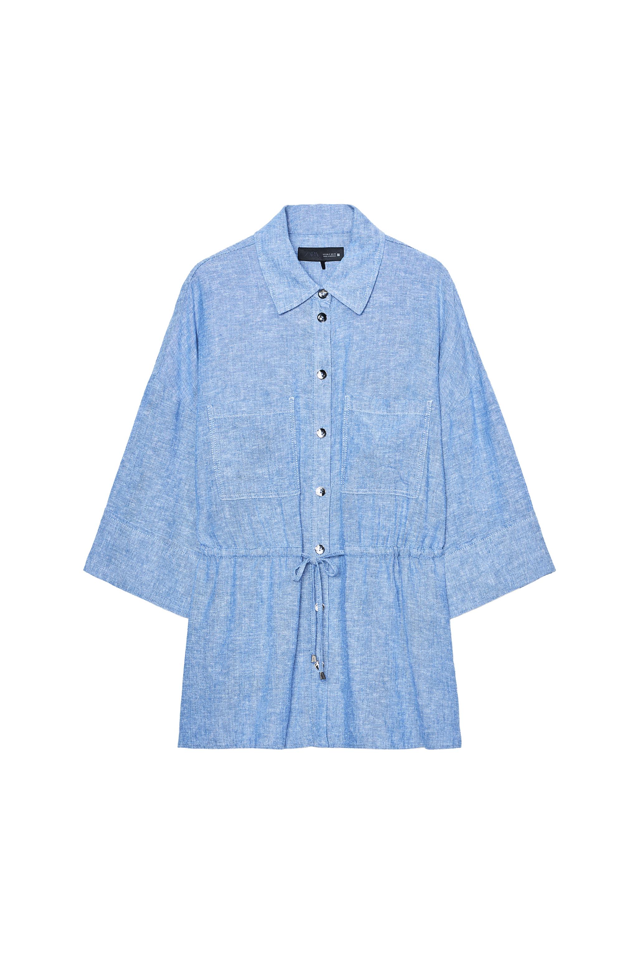 CHEMISE SAFARI AVEC LIN