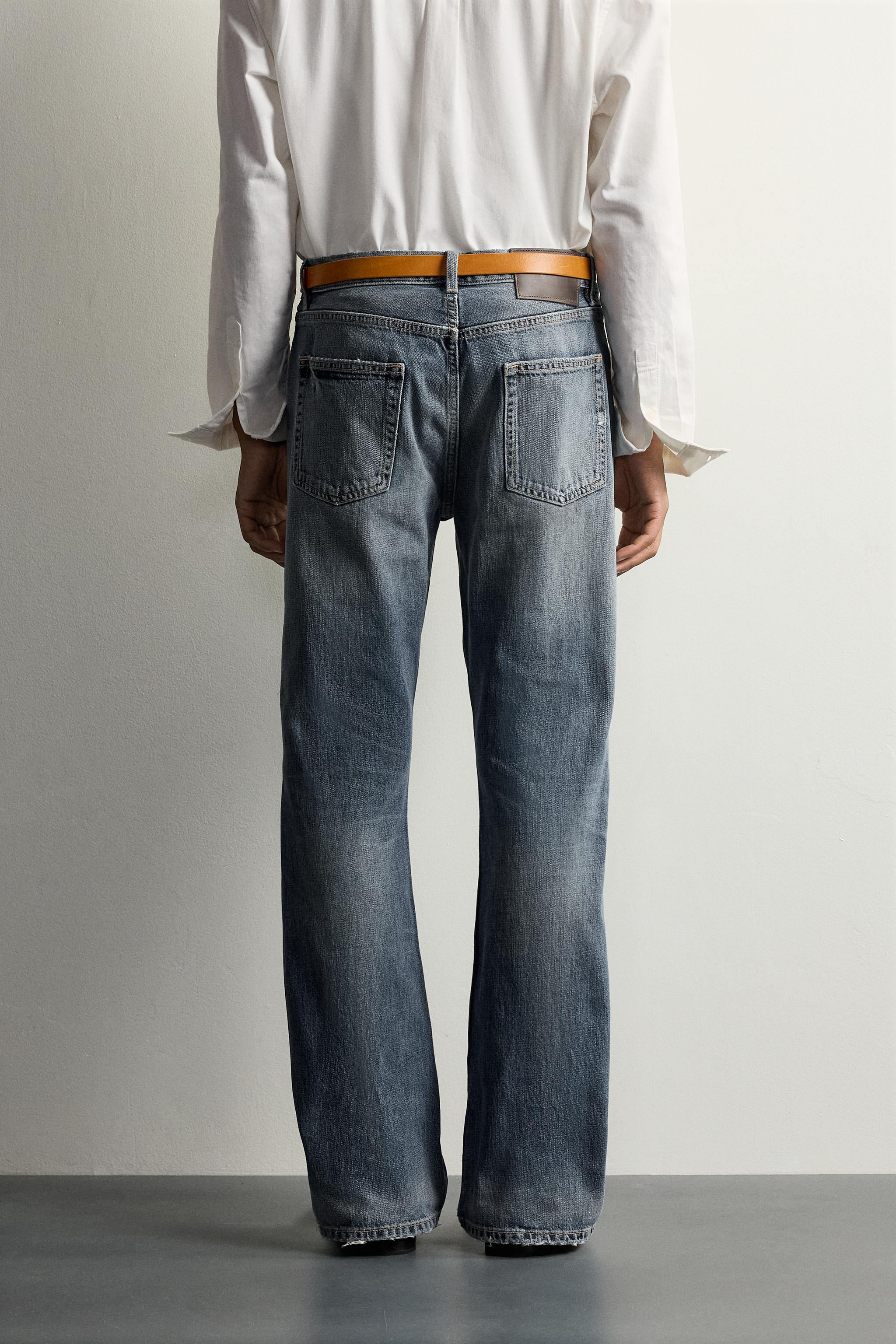 JEANS FLARE FIT DÉCHIRURES