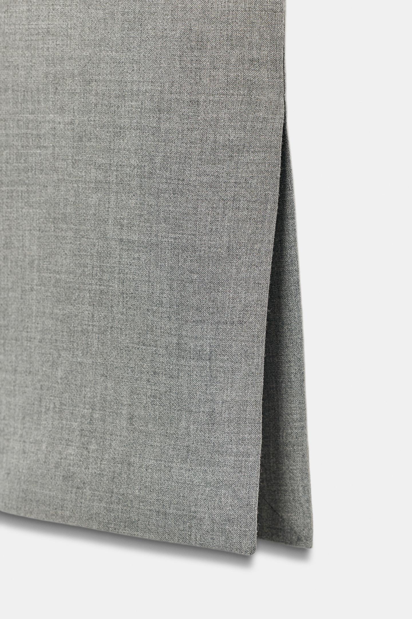 Женские леггинсы Zara Knee-Quilted, цвет: Серый меланжевый — фото 10