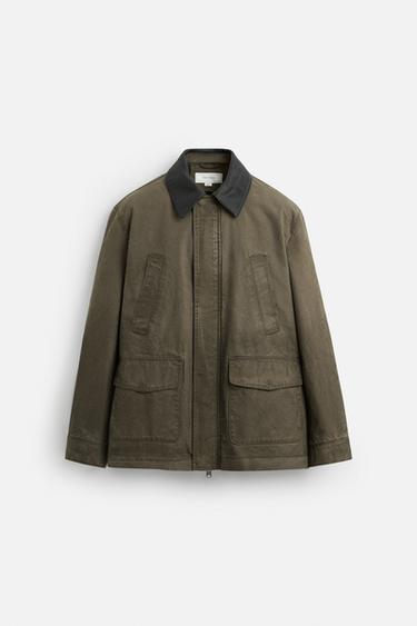 COMBINED WASHED JACKET - Earth by Zara - Image 0
