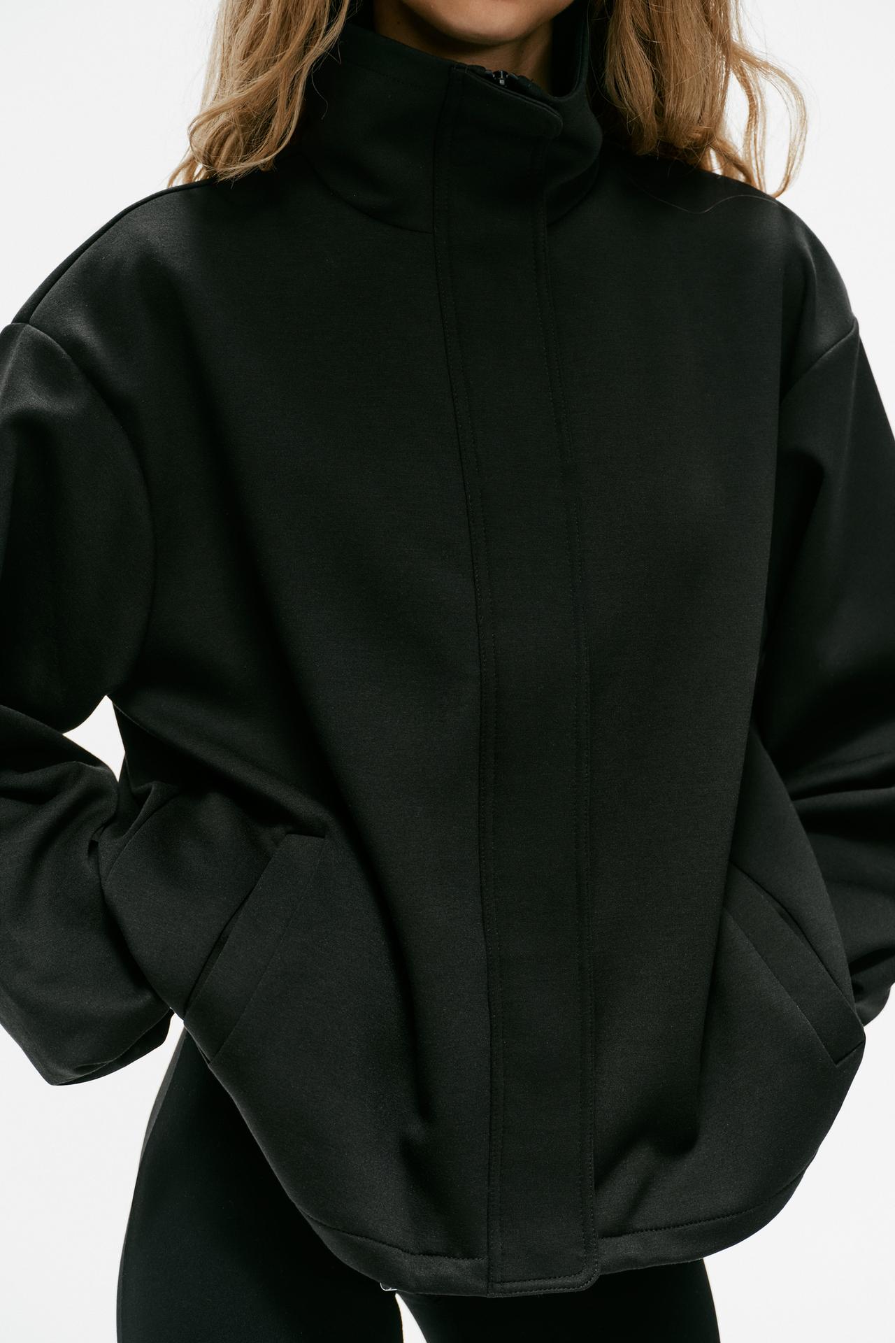 TECHNICAL BOMBER JACKET — Black