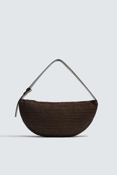 BRAIDED SHOULDER BAG - Brown by Zara