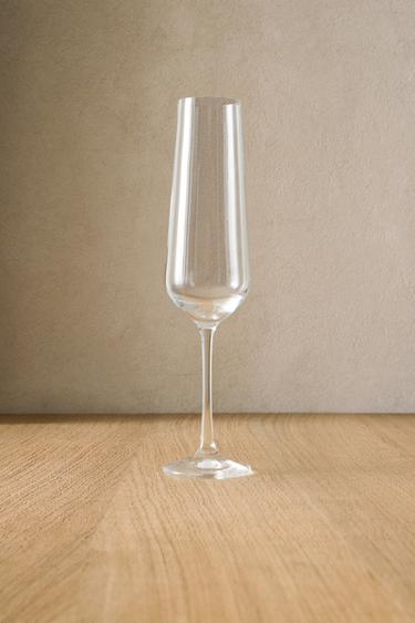 CRYSTALLINE FLUTE GLASS -  by Zara
