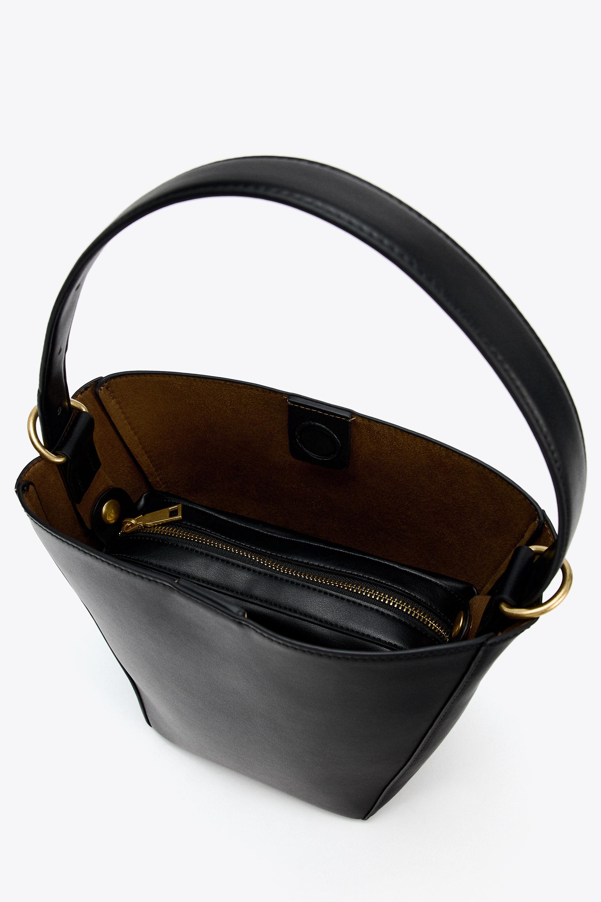 【ZARA】バケットバッグ ブラック | 6284/410/800 ZARA】バケットバッグ ブラック | 6284/410/800 (ZARA