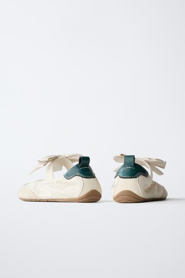 BALLERINES SPORT NŒUD - Blanc de Zara - Image 4