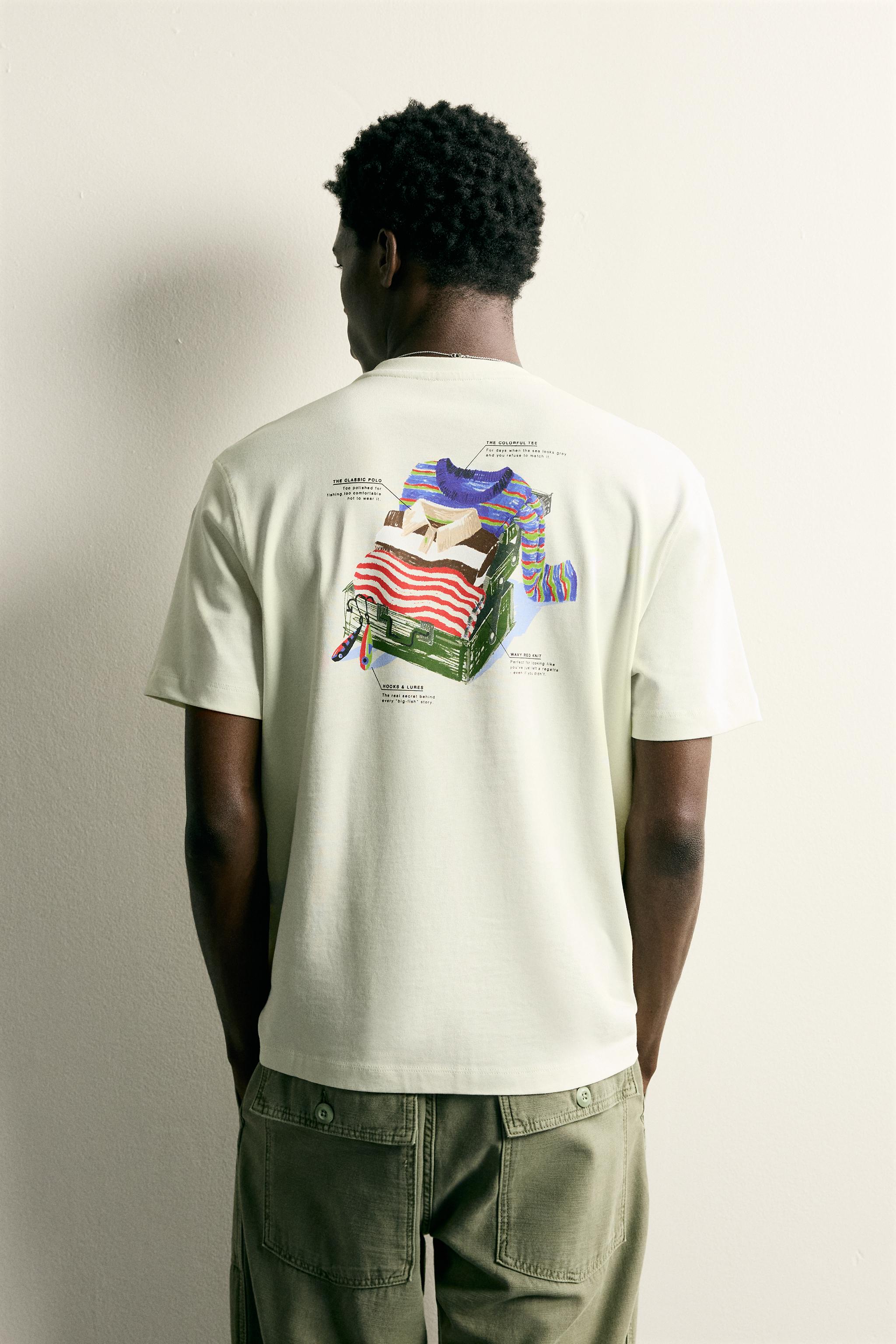RELAXED FIT HOOK EMBROIDERY T-SHIRT