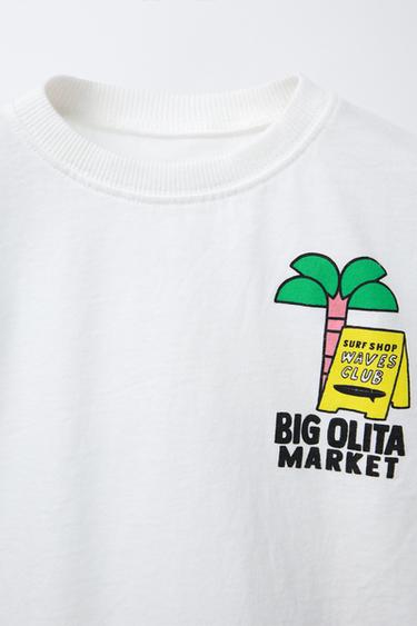 PRINTED T-SHIRT - White by Zara - Image 2