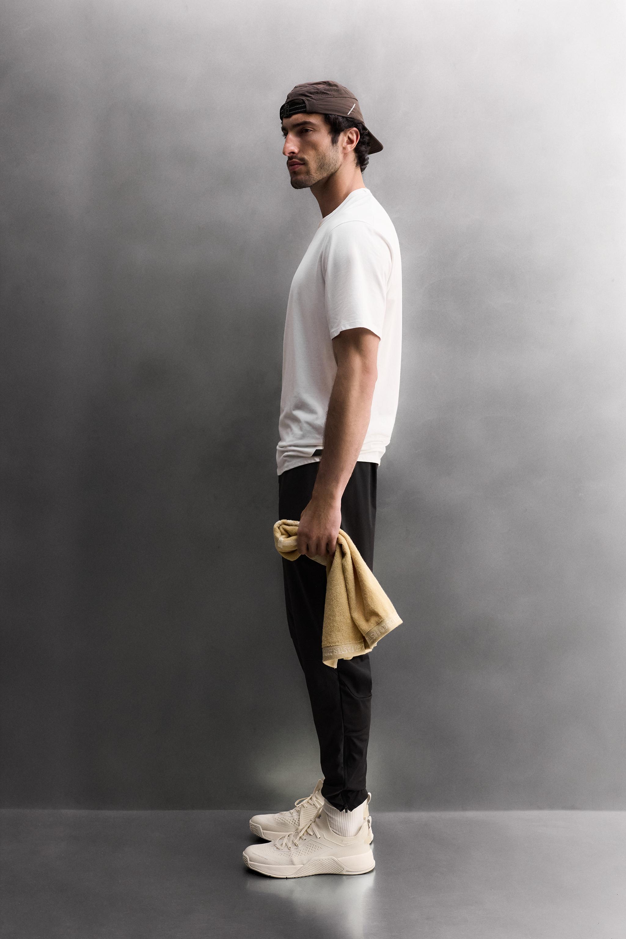COTTON BLEND TECHNICAL T-SHIRT