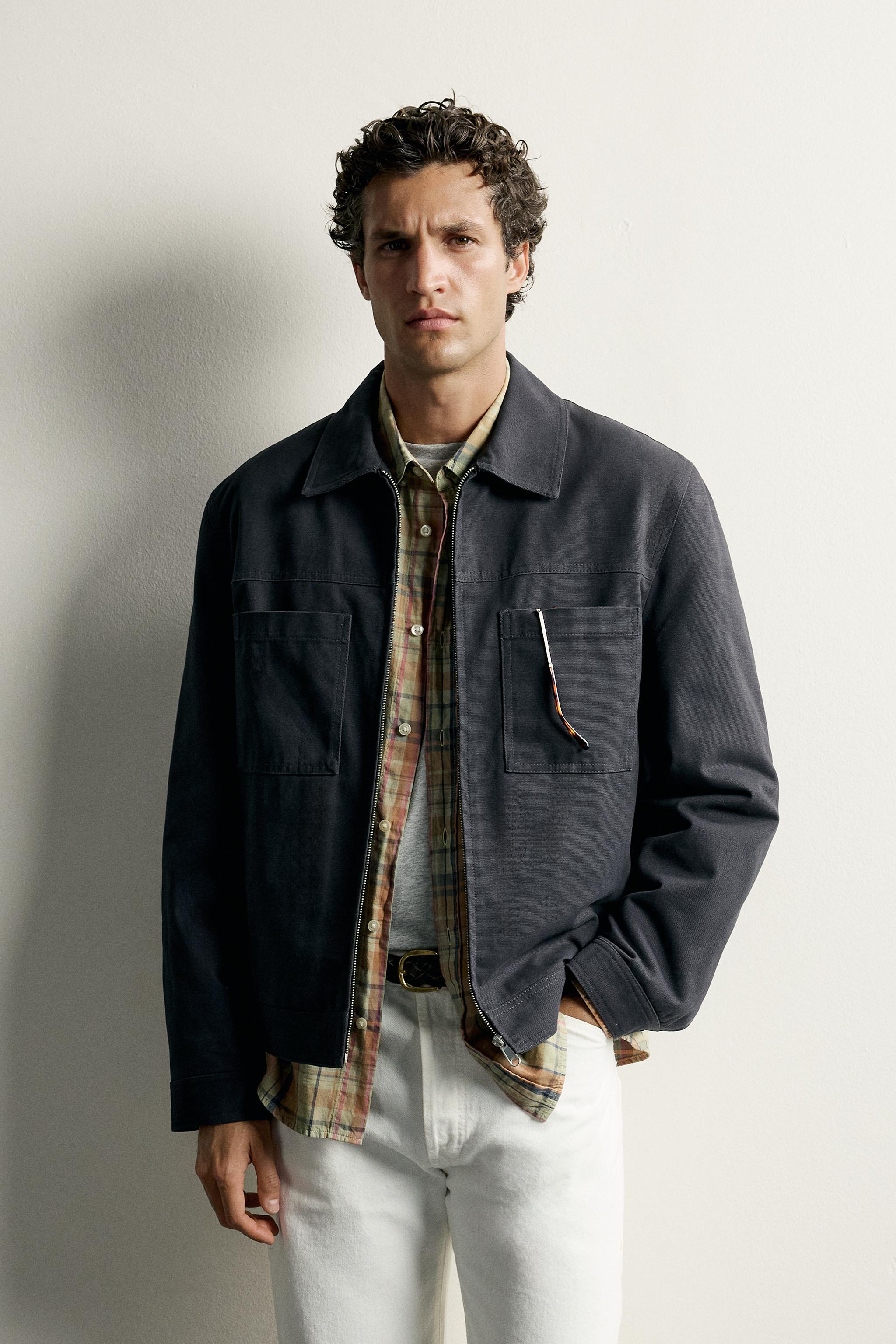 ZIP-UP PADDED OVERSHIRT