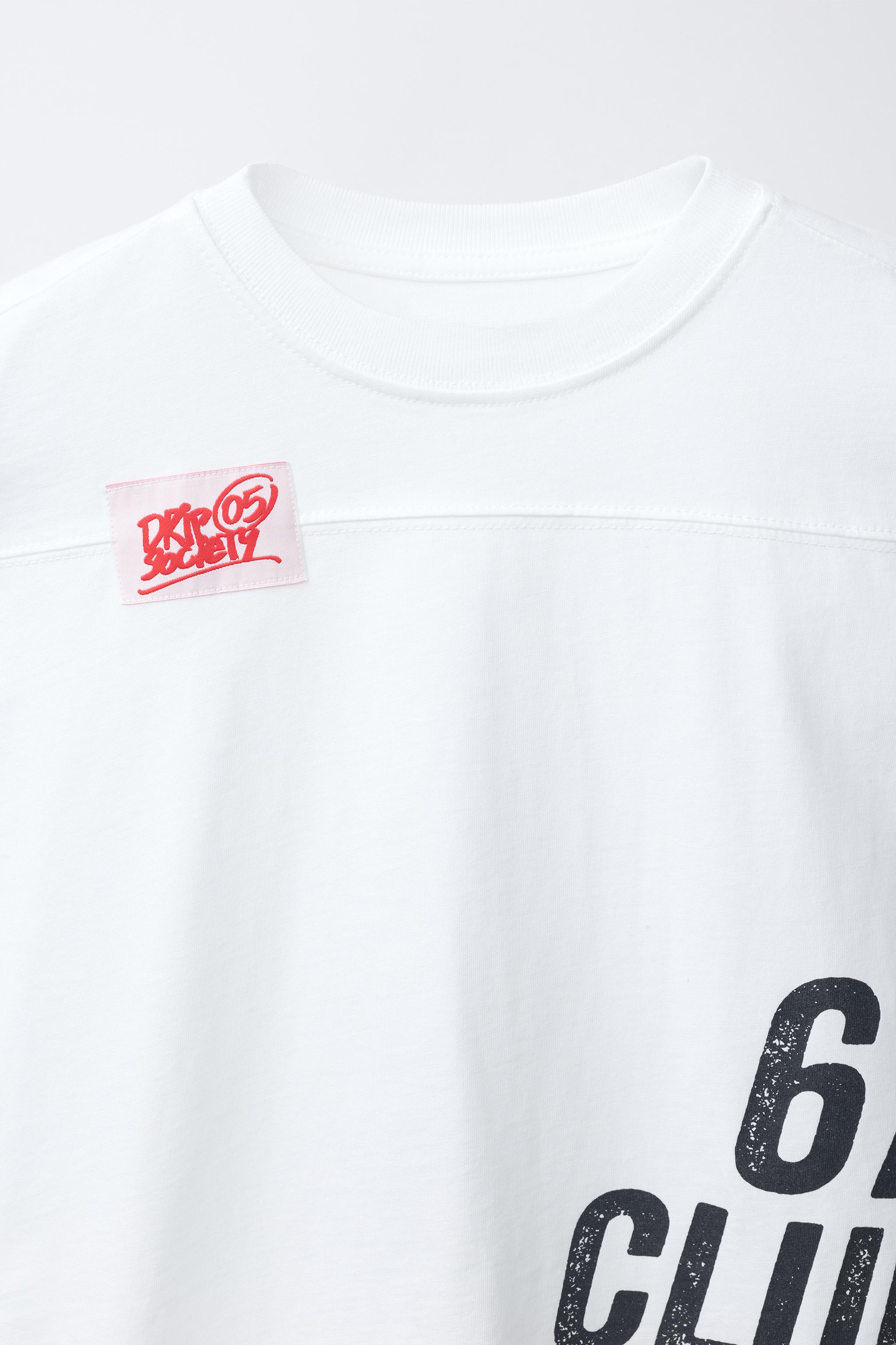 テキストプリントTシャツ - ホワイト | ZARA Japan / 日本
