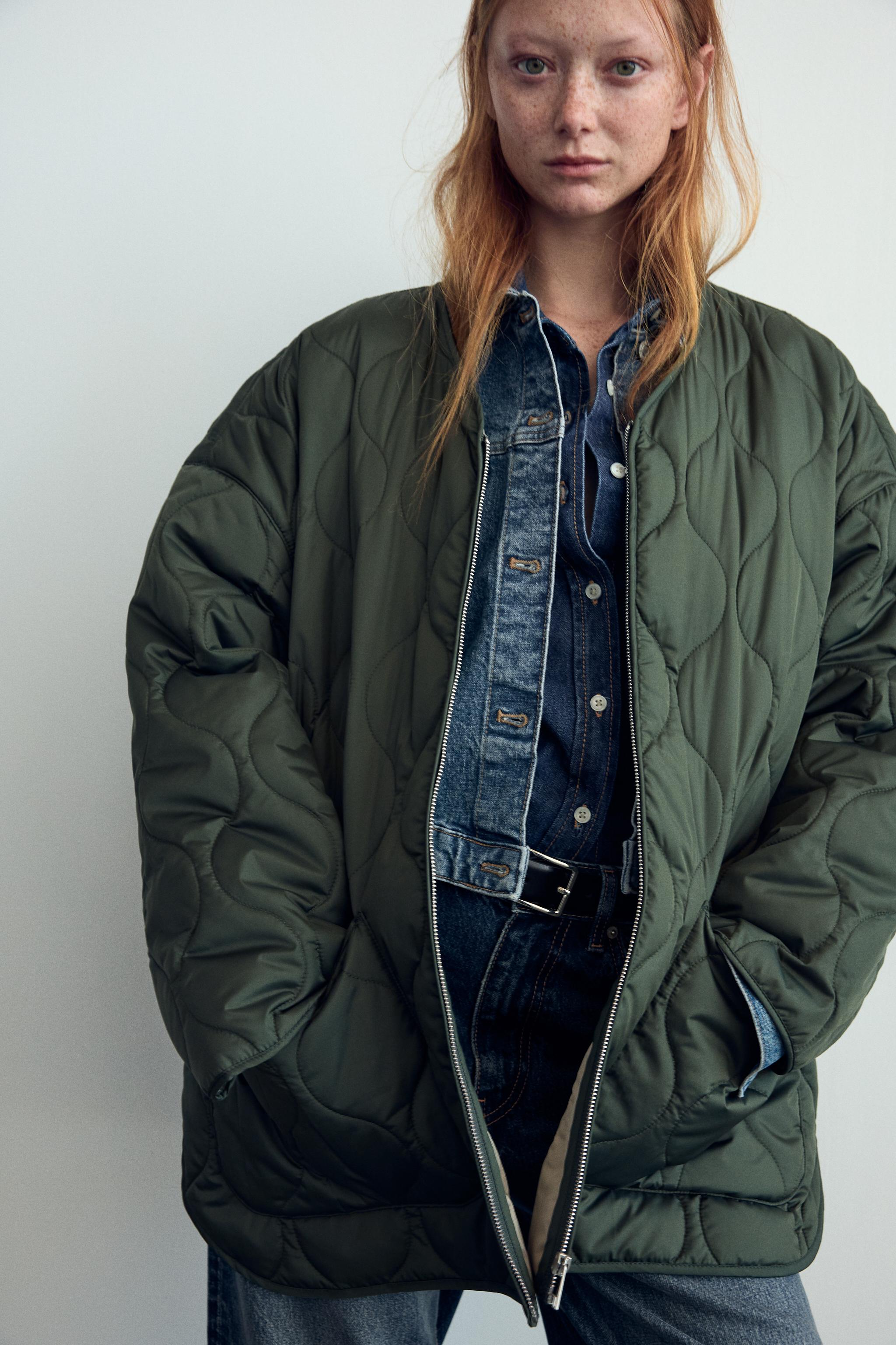 Veste oversize rembourrée zara sale