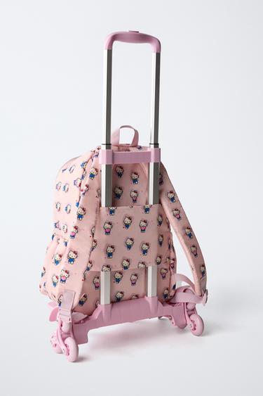 HELLO KITTY © SANRIO SCHOOL BACKPACK - Ecru White by Zara - Image 5