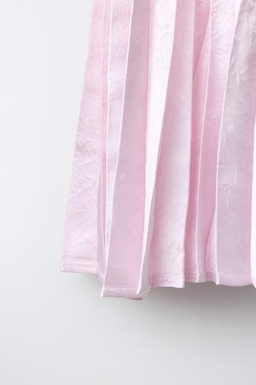 PLEATED SKIRT - Pastel pink by Zara - Image 3