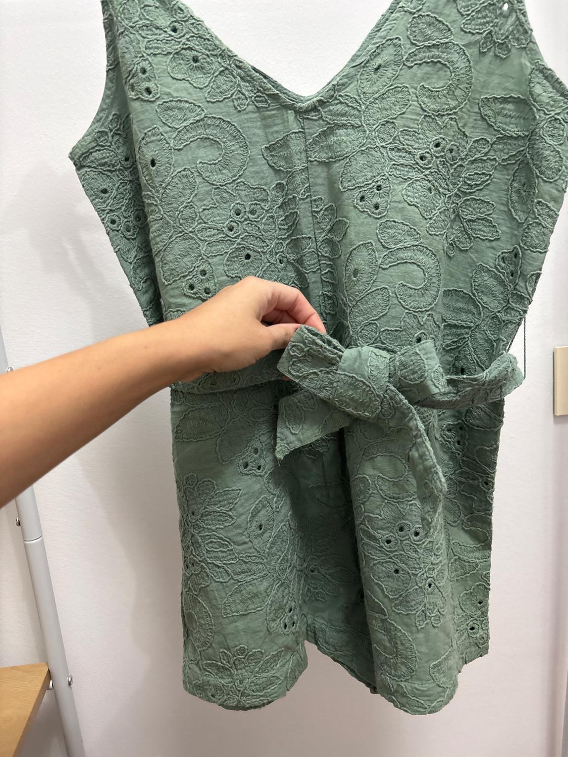 PLAYSUIT WITH CUTWORK EMBROIDERY - Image 3