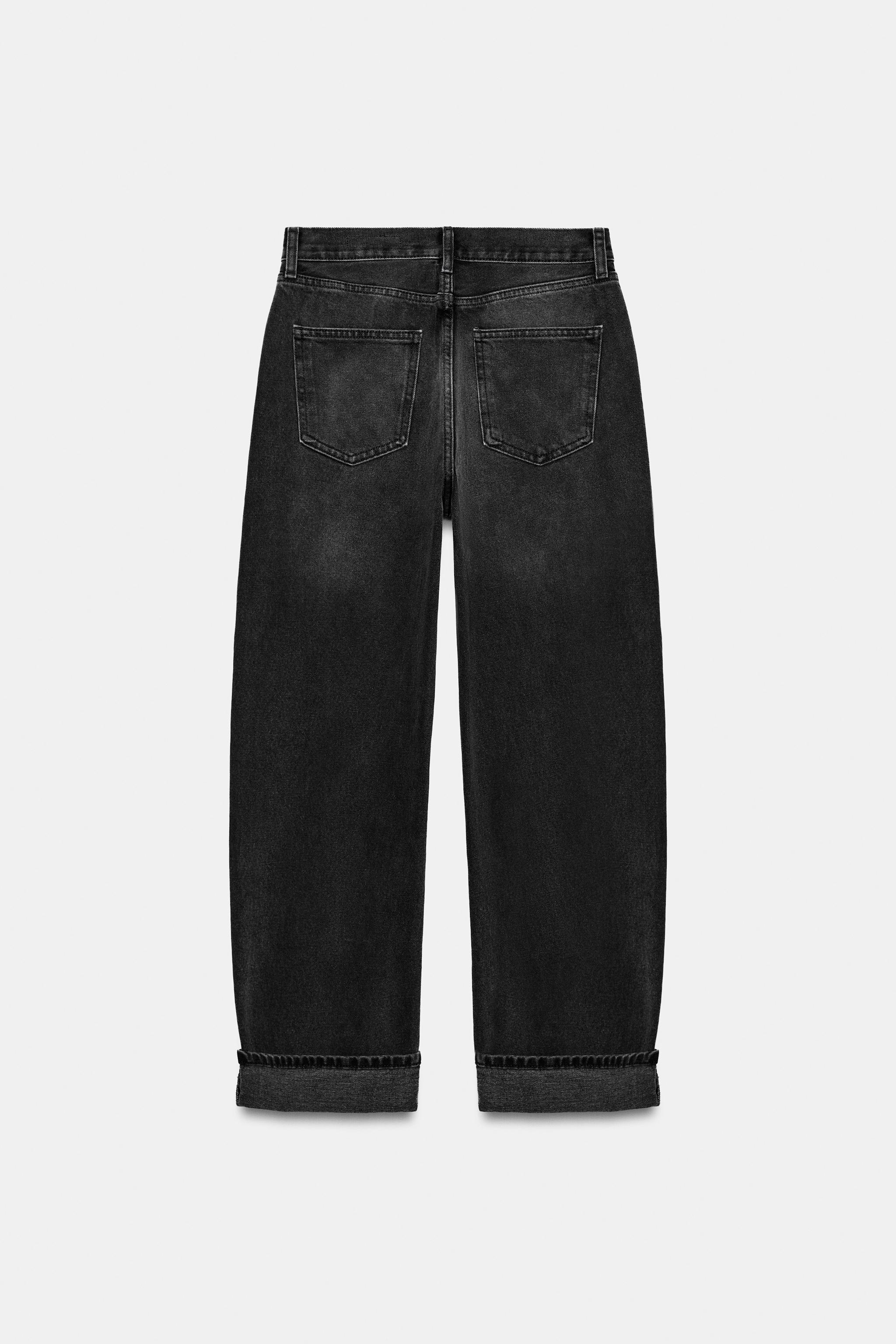 Женские джинсы Zara ZW COLLECTION MID-RISE BAGGY FIT JEANS — фото 6