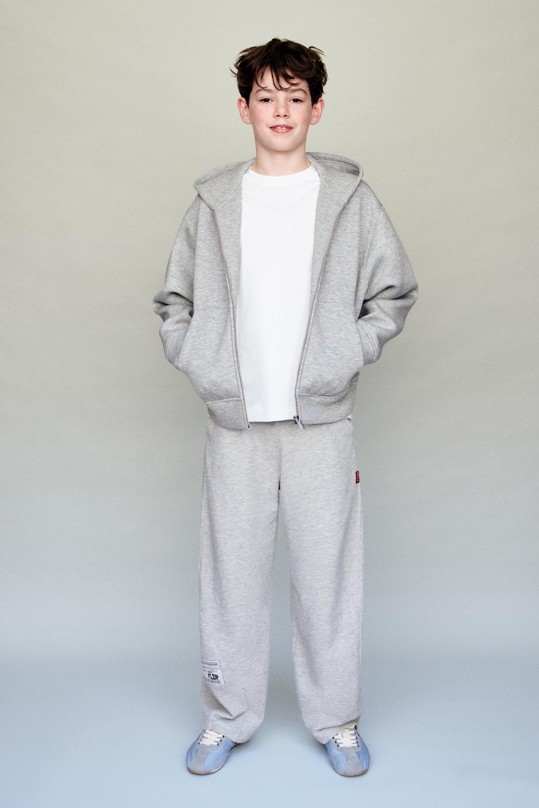 BARREL PANTS WITH LABEL