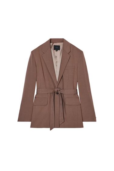 TIE-BELT BLAZER