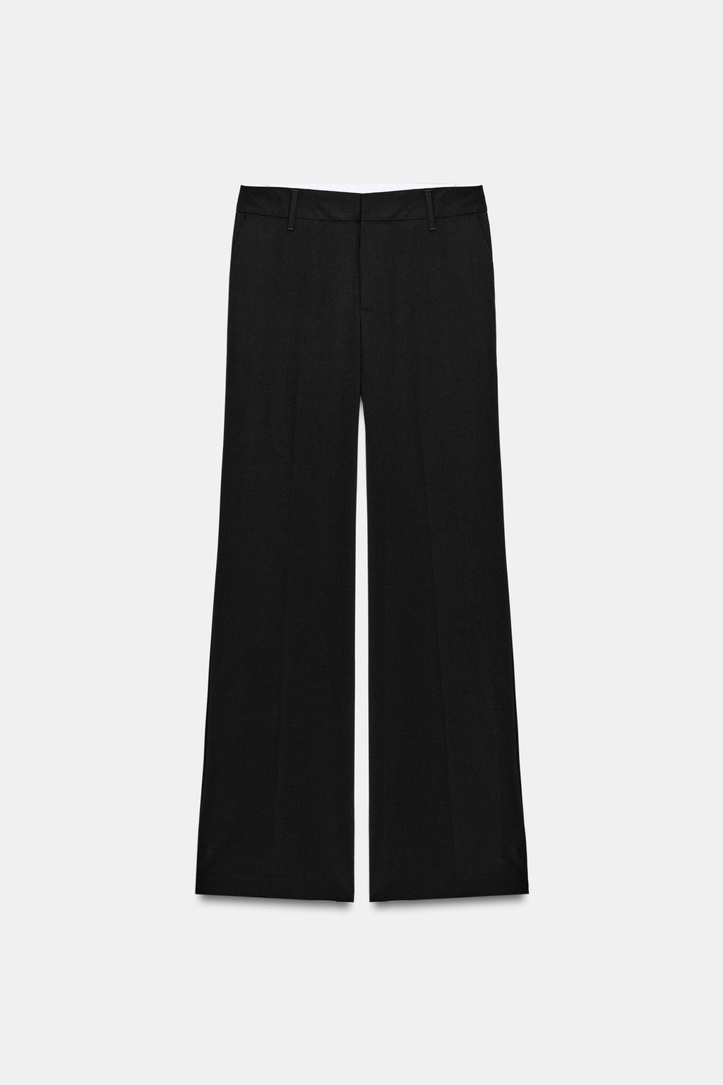 LOW-RISE STRAIGHT LEG PANTS - image 3