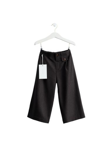 ZARA TIMELESS - PANTALONS AMB LLANA I CAMA AMPLA - Xocolata de Zara