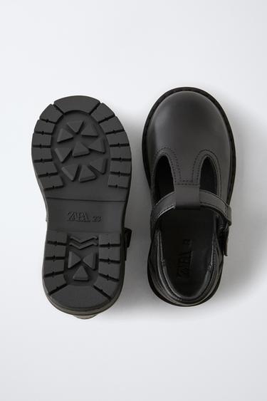 LEATHER SHOES - Black by Zara