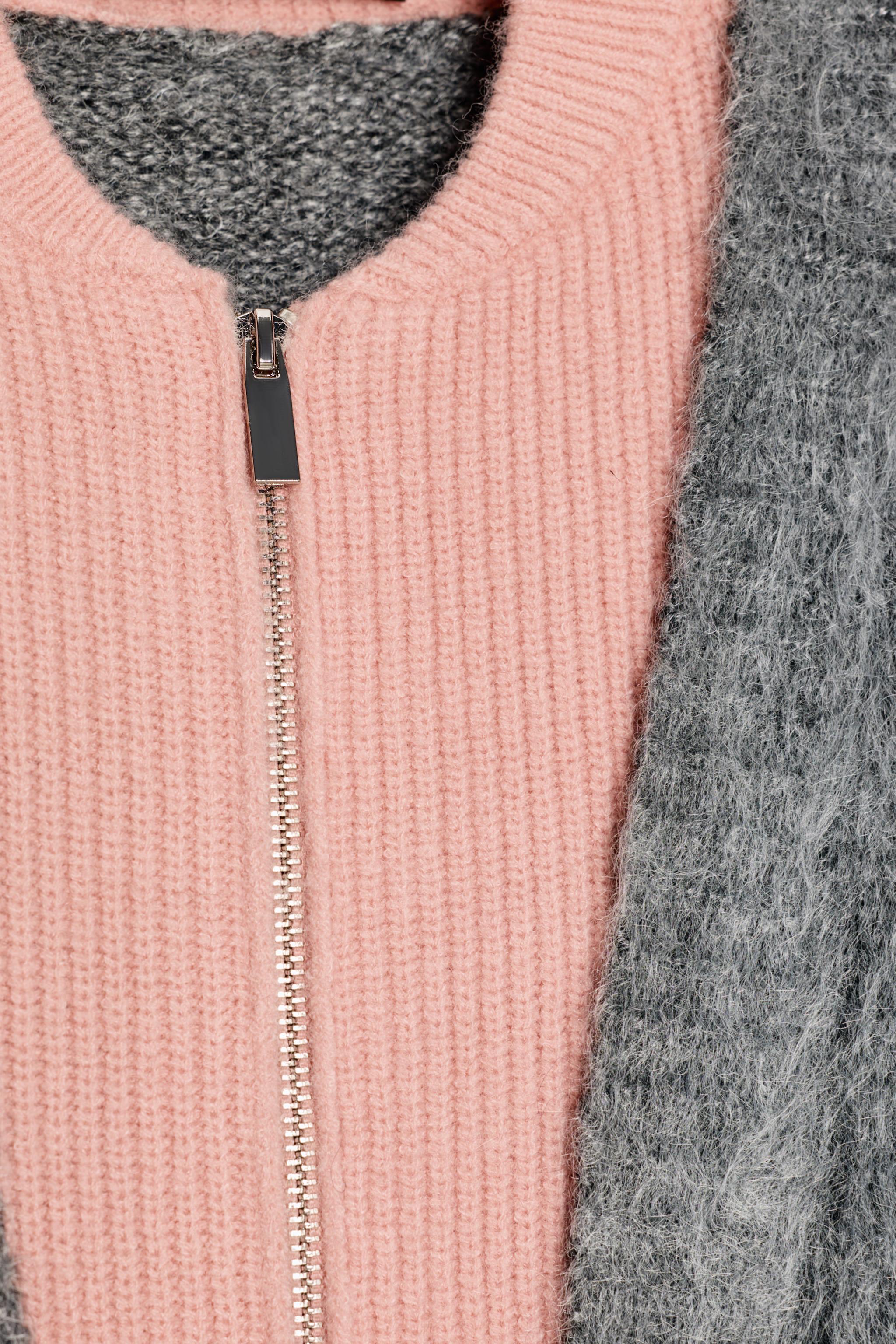 DOUBLE KNIT EFFECT JACKET