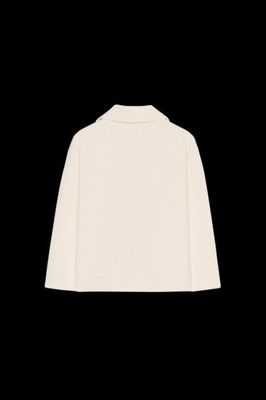 KNIT WRAP CARDIGAN - Ecru by Zara