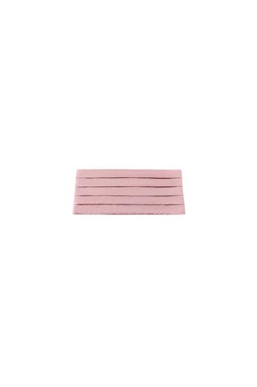 CINTURÓ FAIXÍ AMB PLECS - Rosa de Zara