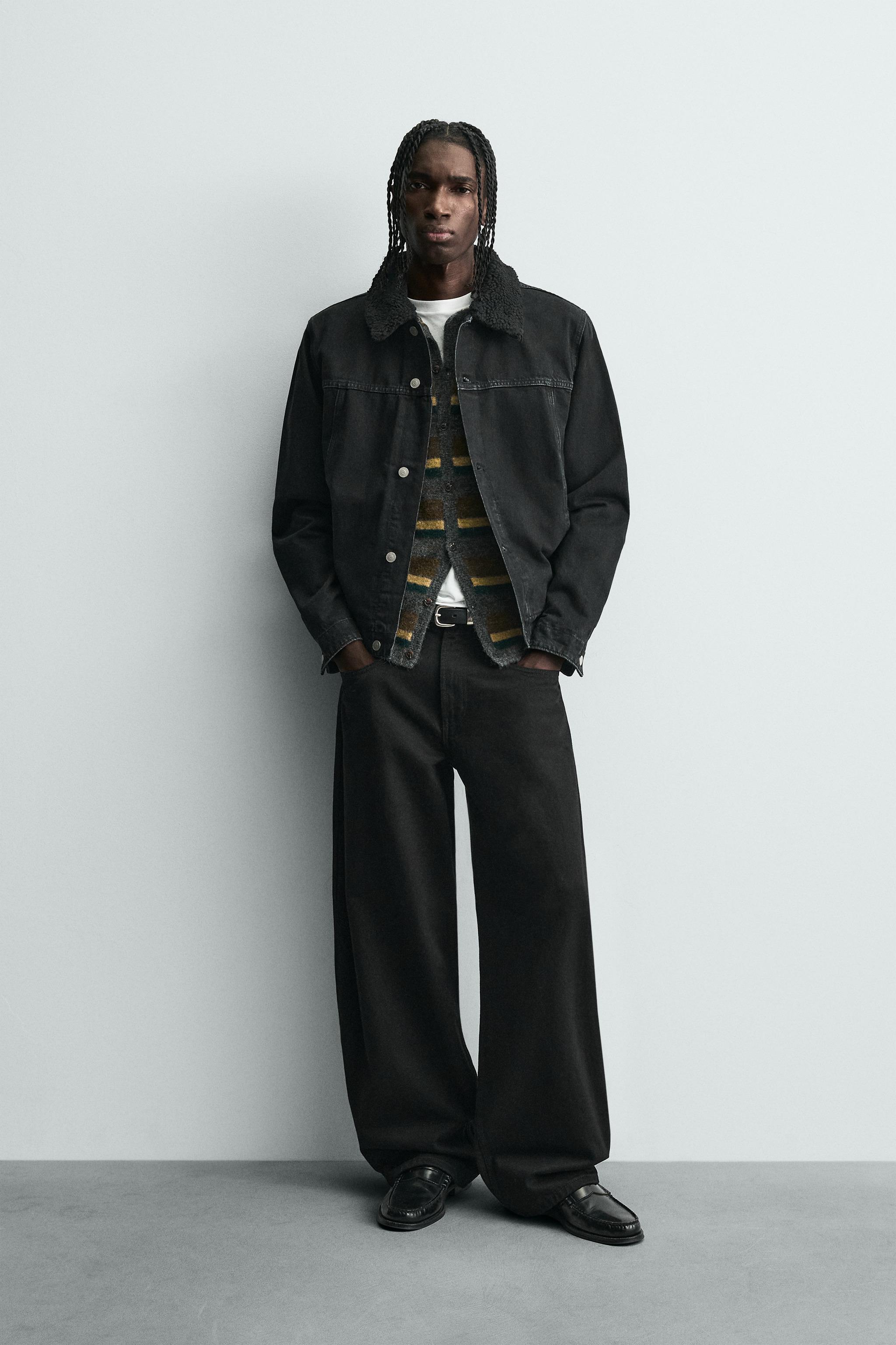 JAQUETA DENIM DUPLA FACE - Azul-médio | ZARA Brasil