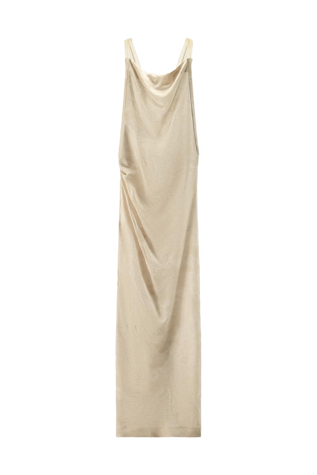 COMBINATION STRAPPY JACQUARD DRESS - image 3